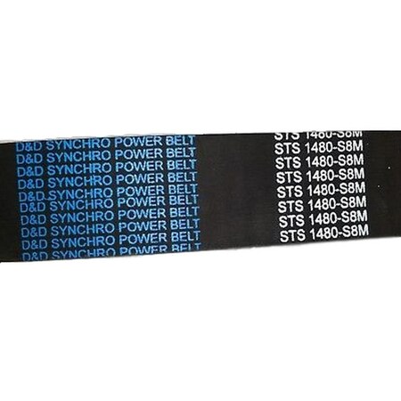 Aftermarket 500S14M2450 DAndD Powerdrive S14M Single STS Replacement Timing Belt 500-S14M-2450-DD